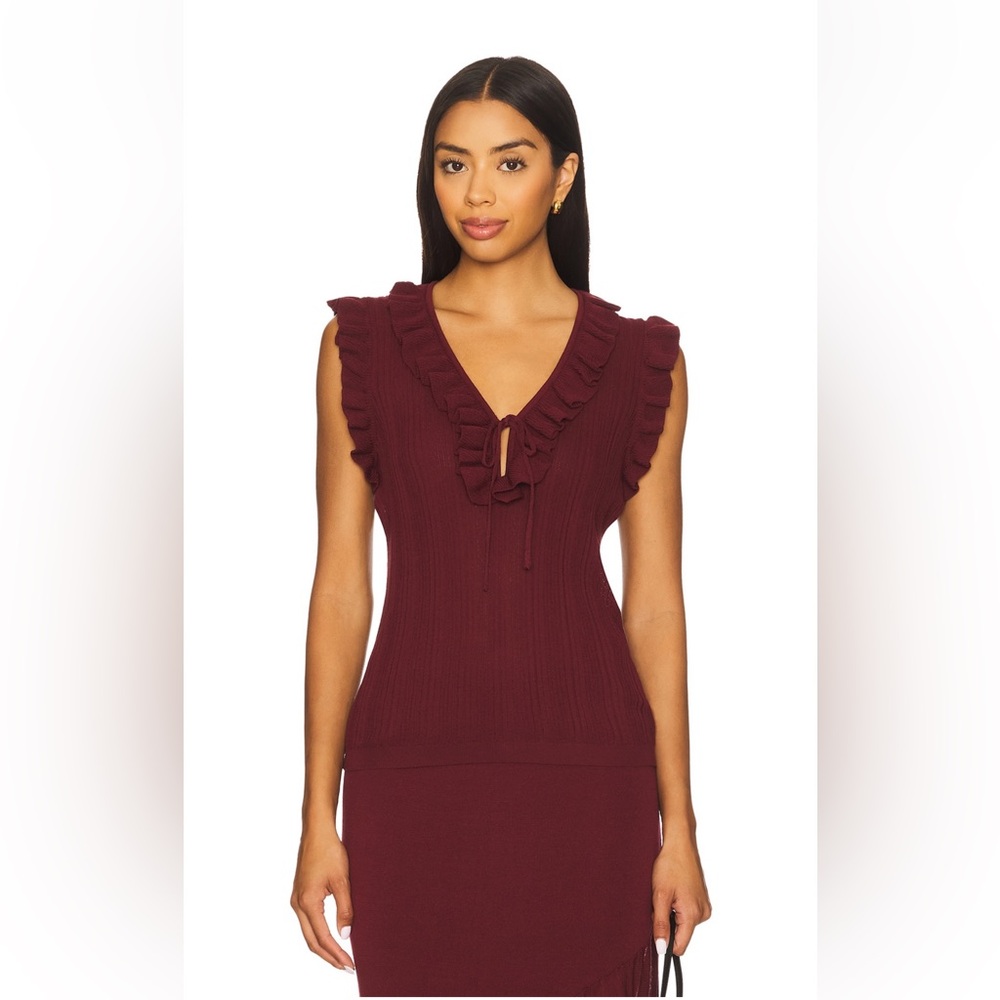 Steve Madden Nataly Sweater in Windsor Wine. Like new! Size Large.